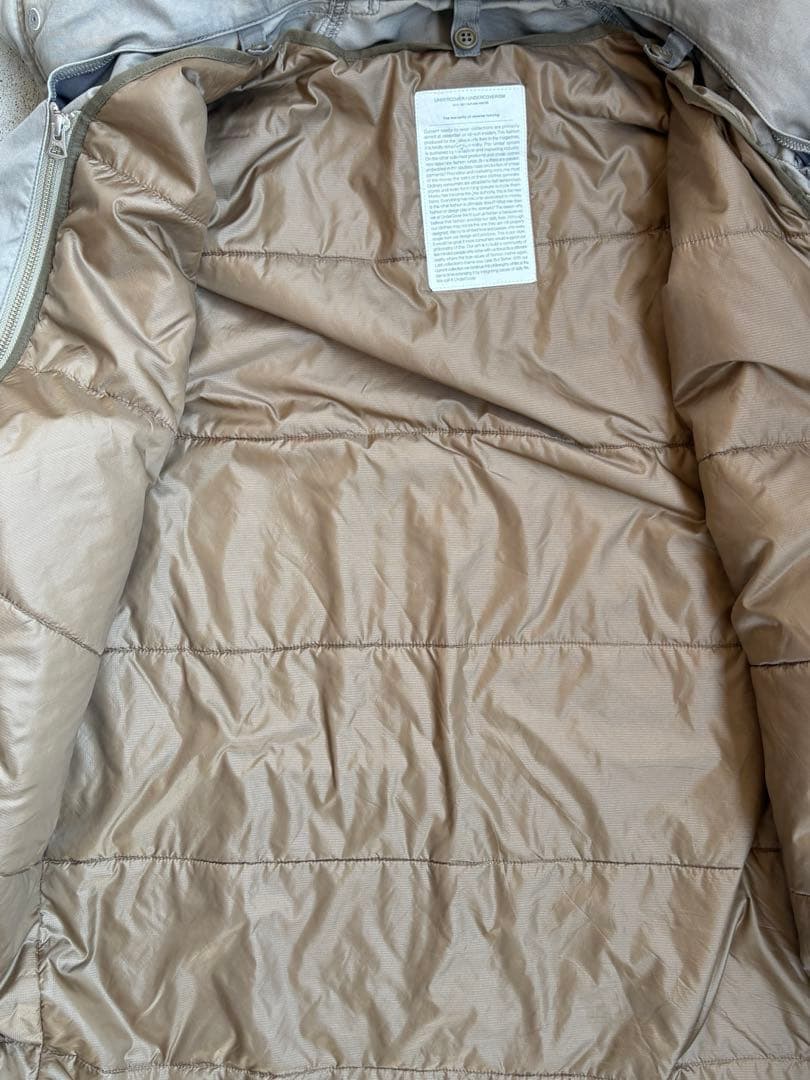 undercover 10AW モッズコート ライナー付き グレー size3