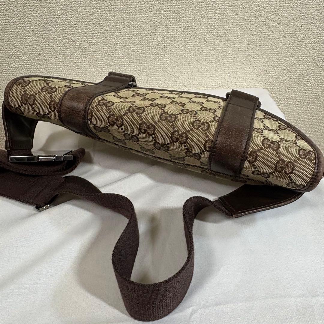 【即日発送】GUCCI グッチ GG キャンバス ボディバッグ ウエストバッグ