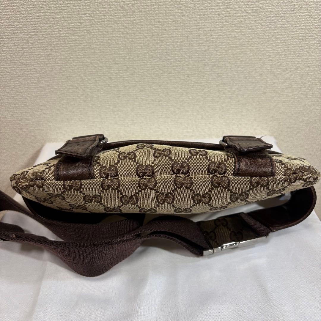 【即日発送】GUCCI グッチ GG キャンバス ボディバッグ ウエストバッグ