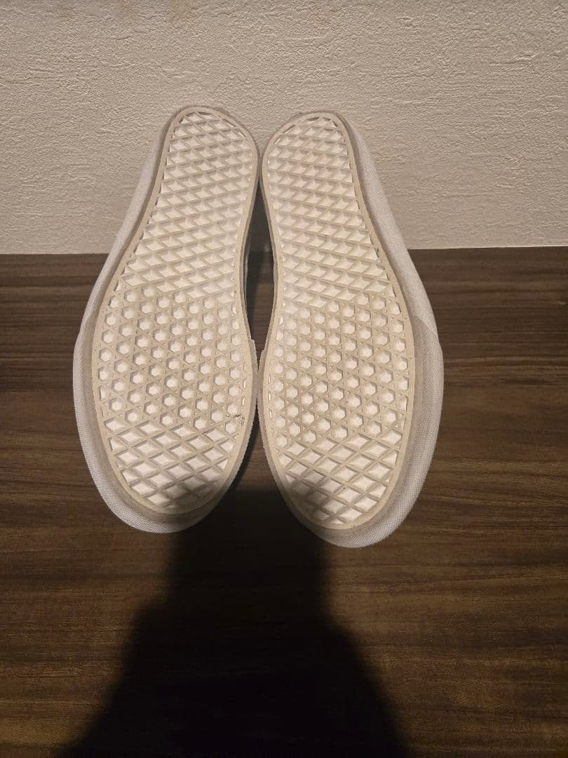 VANS US企画 オーセンティック レザー ホワイト 27