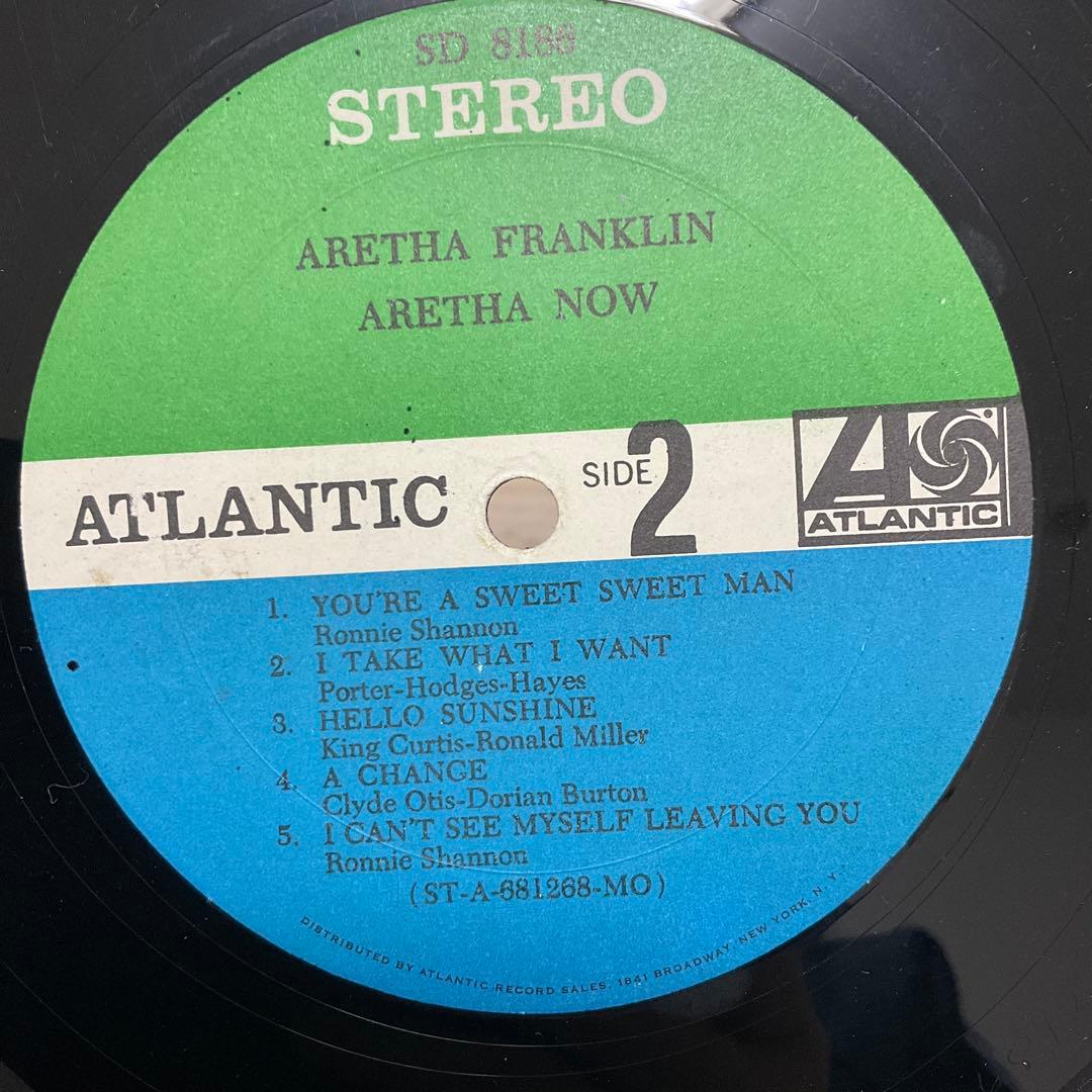 Aretha Now アレサ・フランクリン LP 米盤レコード