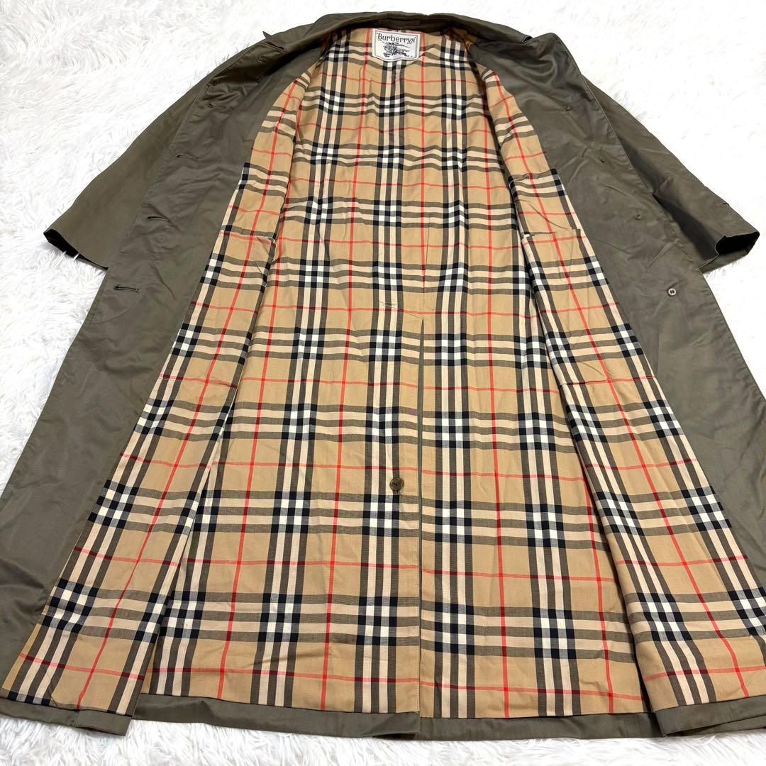 美品✨バーバリーズ ステンカラーコート トレンチ 薄手 コットン100 7A3