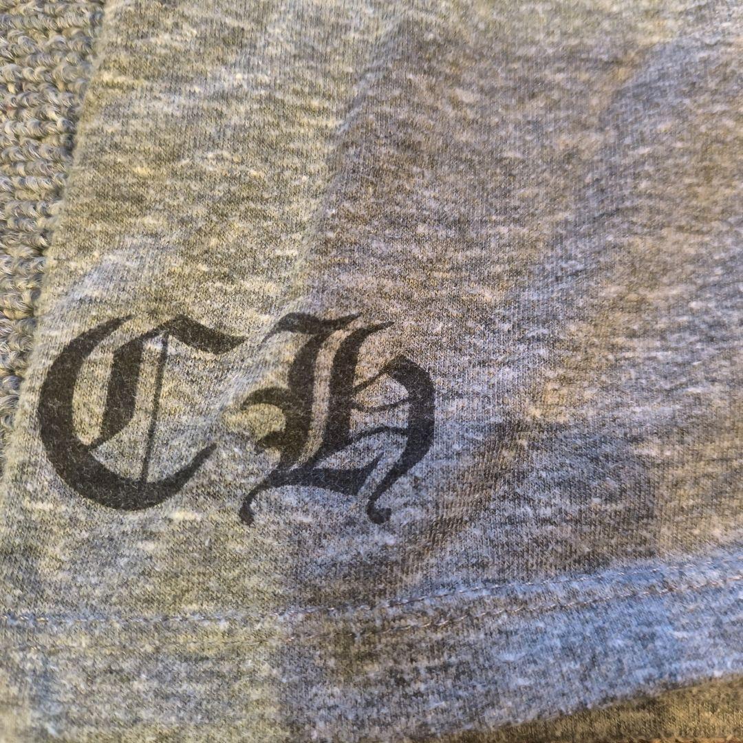 Chrome Hearts グレー Vネック Tシャツ