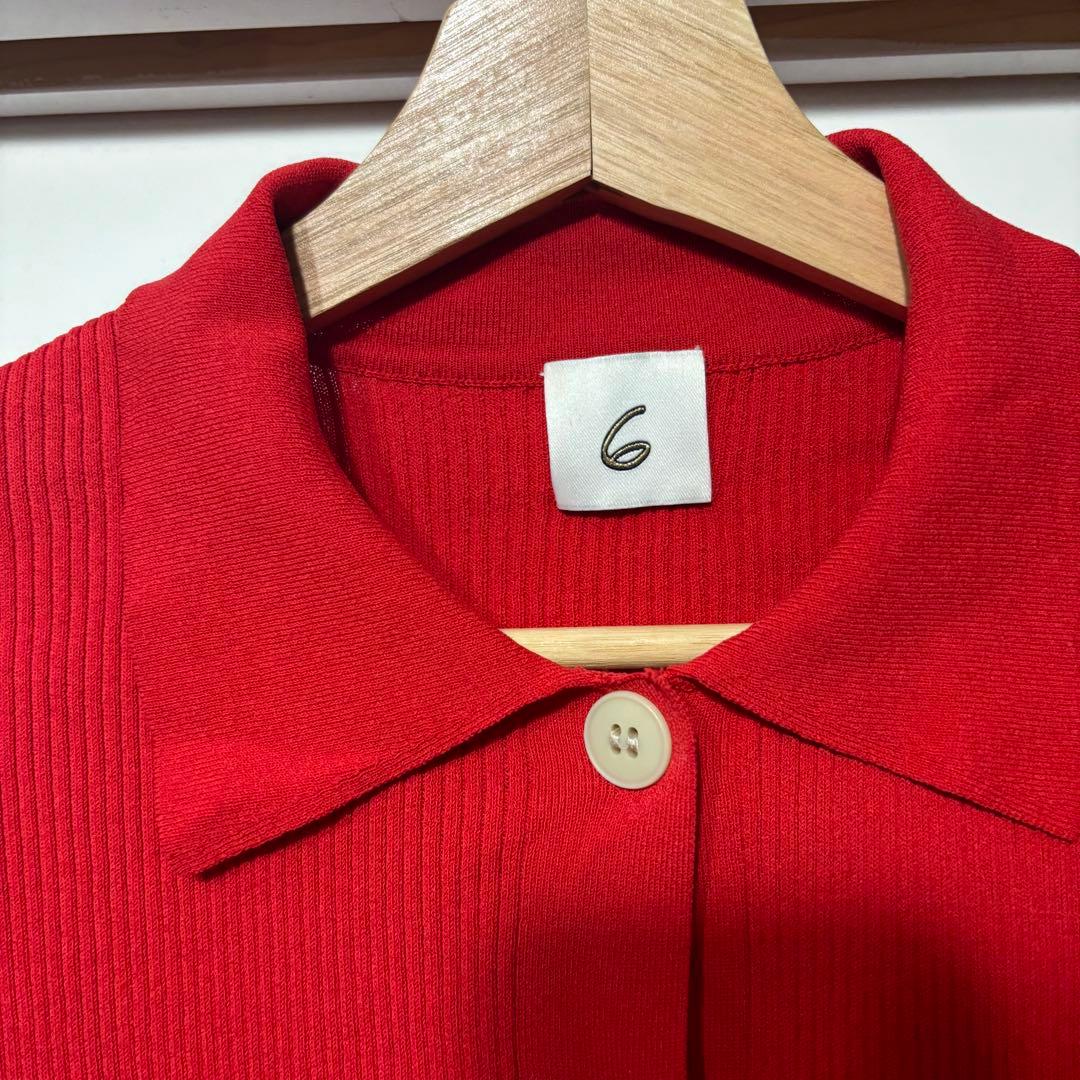 roku 6 RIB SHIRT CARDIGAN カーディガン