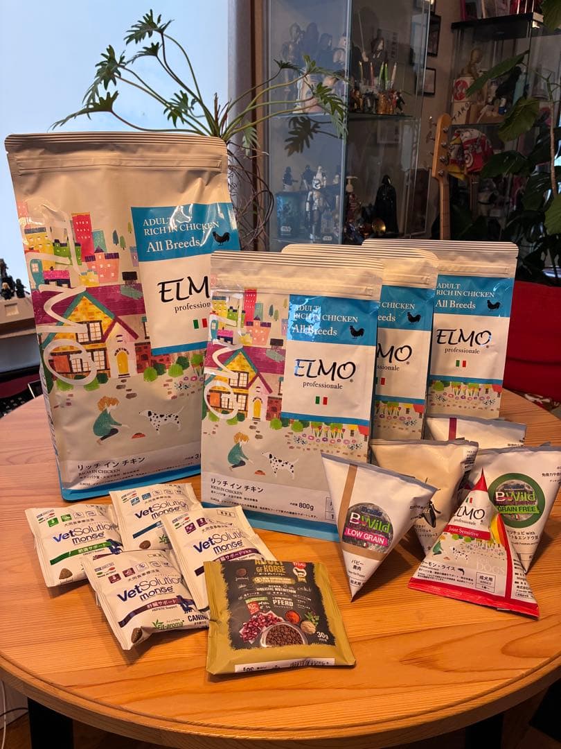 ELMO ドライフード おまけ沢山！全犬種用 3kg 2.4kg