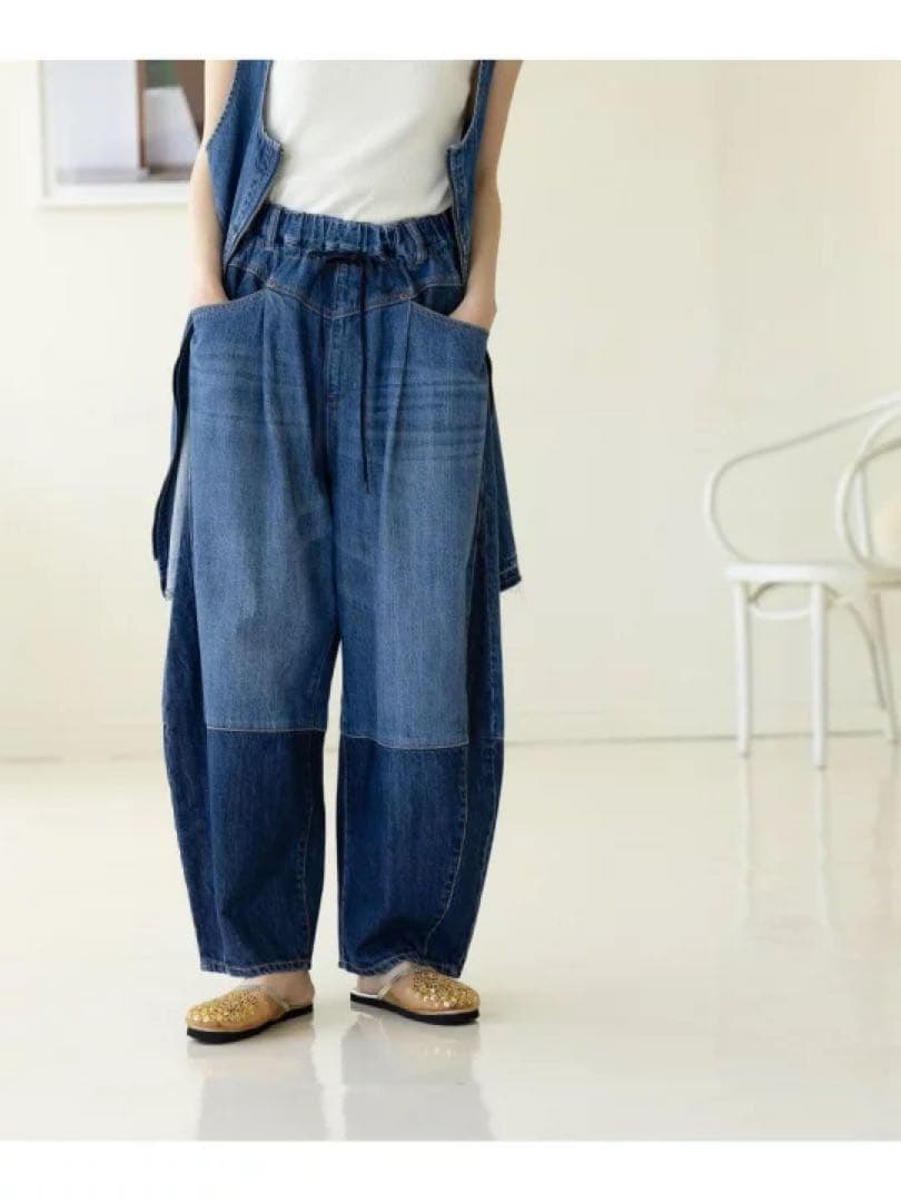 新品　niko and … EASYBARRELDENIM2 L