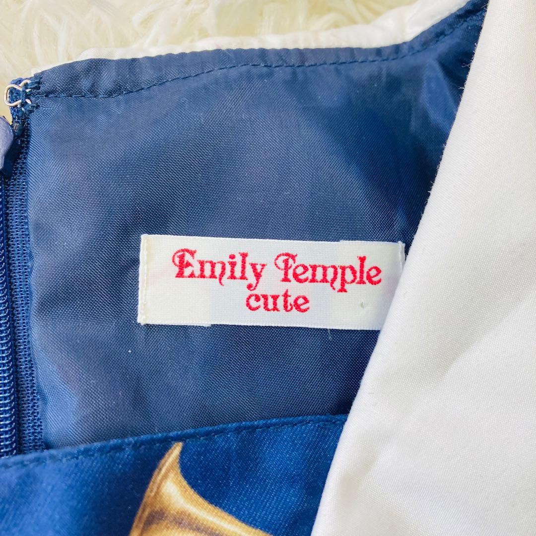 EmilyTemple Cute 楽器柄　長袖ワンピース ワンピース　Aライン