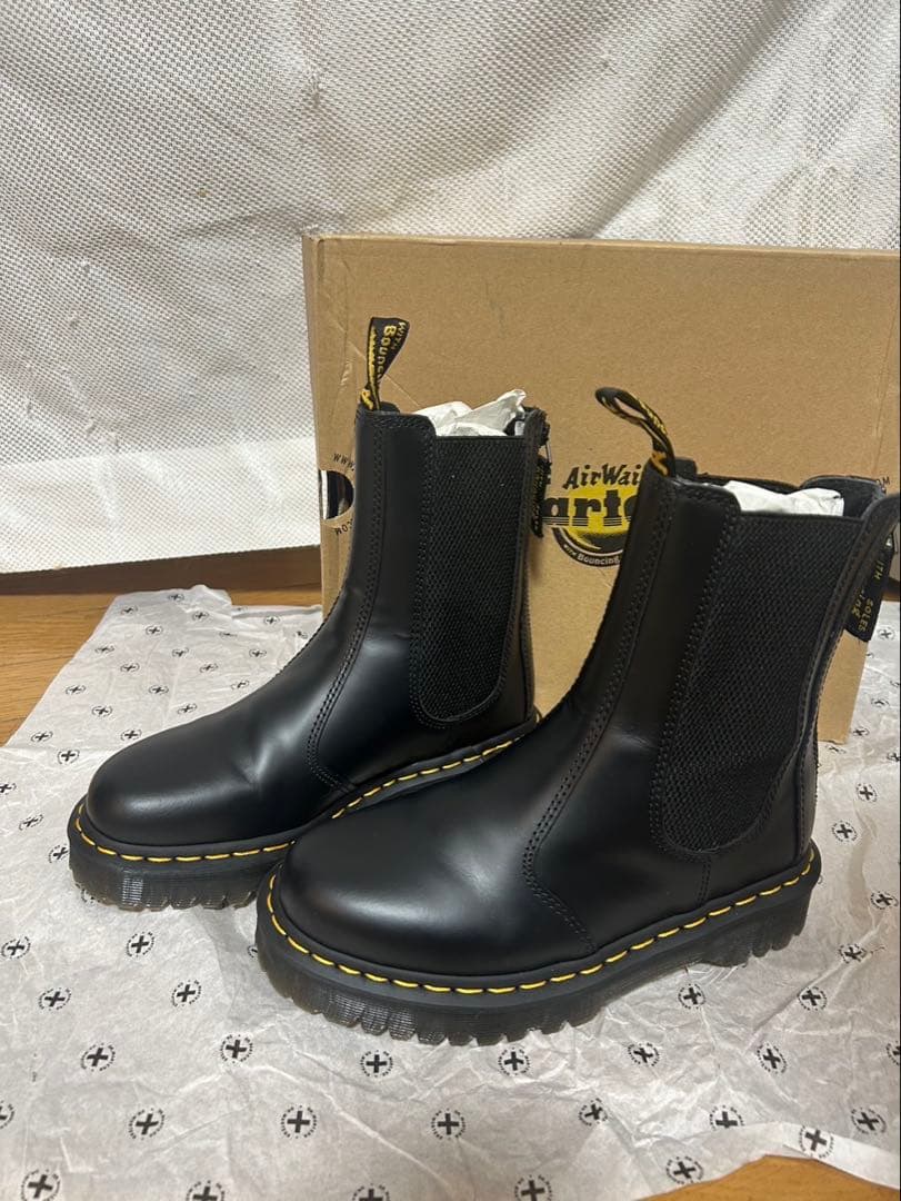 ★極美品★ドクターマーチン サイドゴア チェルシーブーツ　UK5 38 24cm