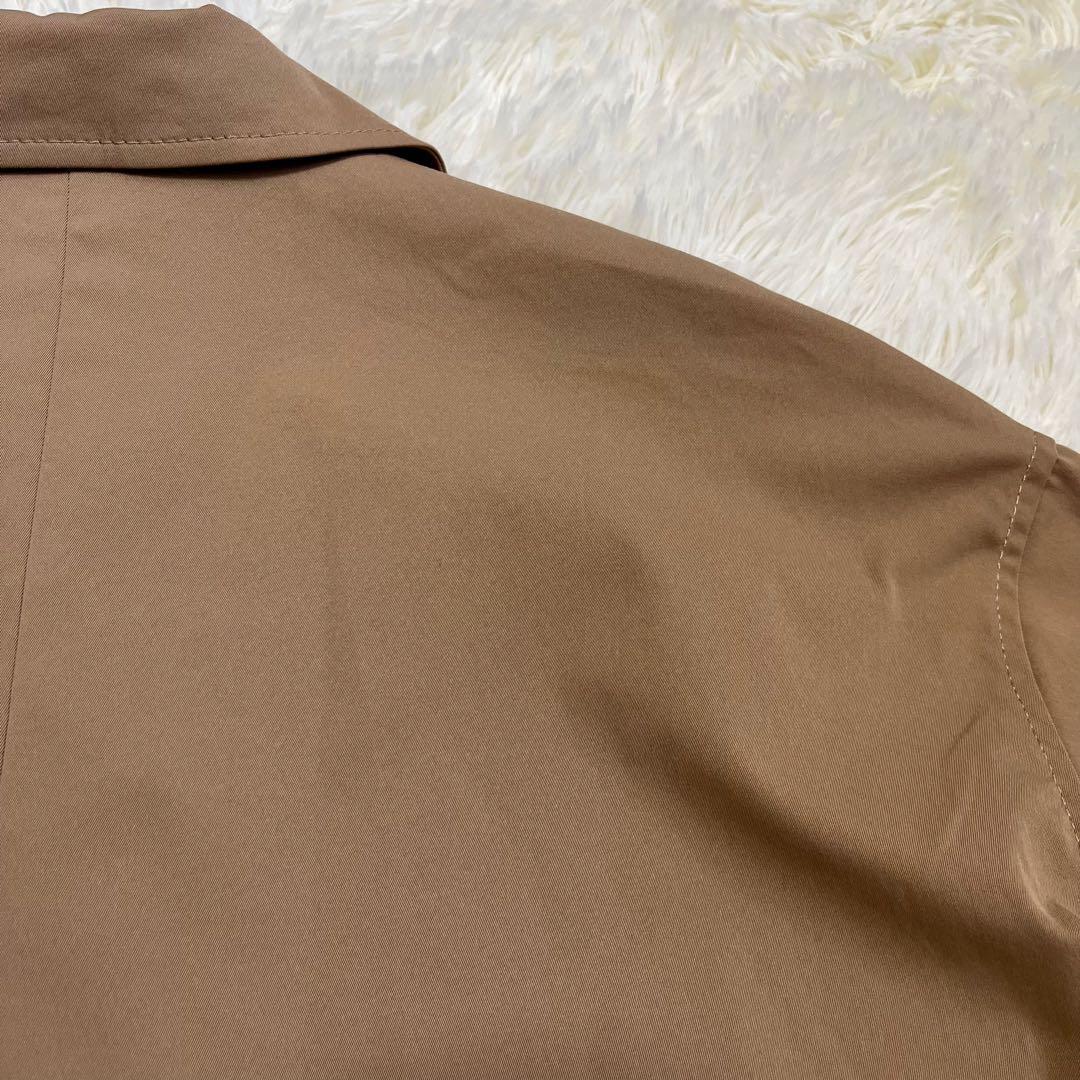 【美品】NOBLE タスランギャバ トレンチコート　金ボタン　38