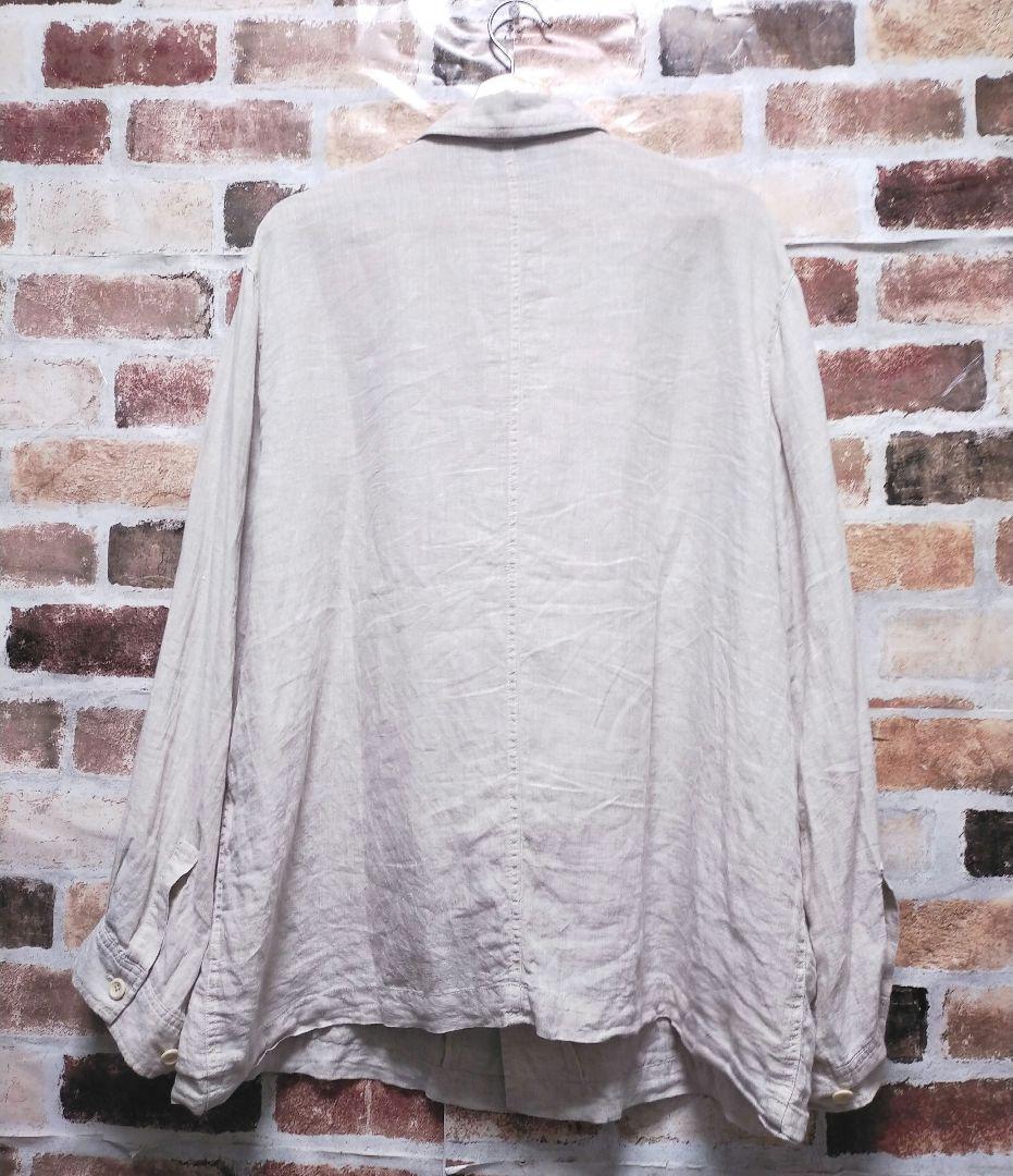 24ss solamonat poche リネン ミリタリー ジャケット