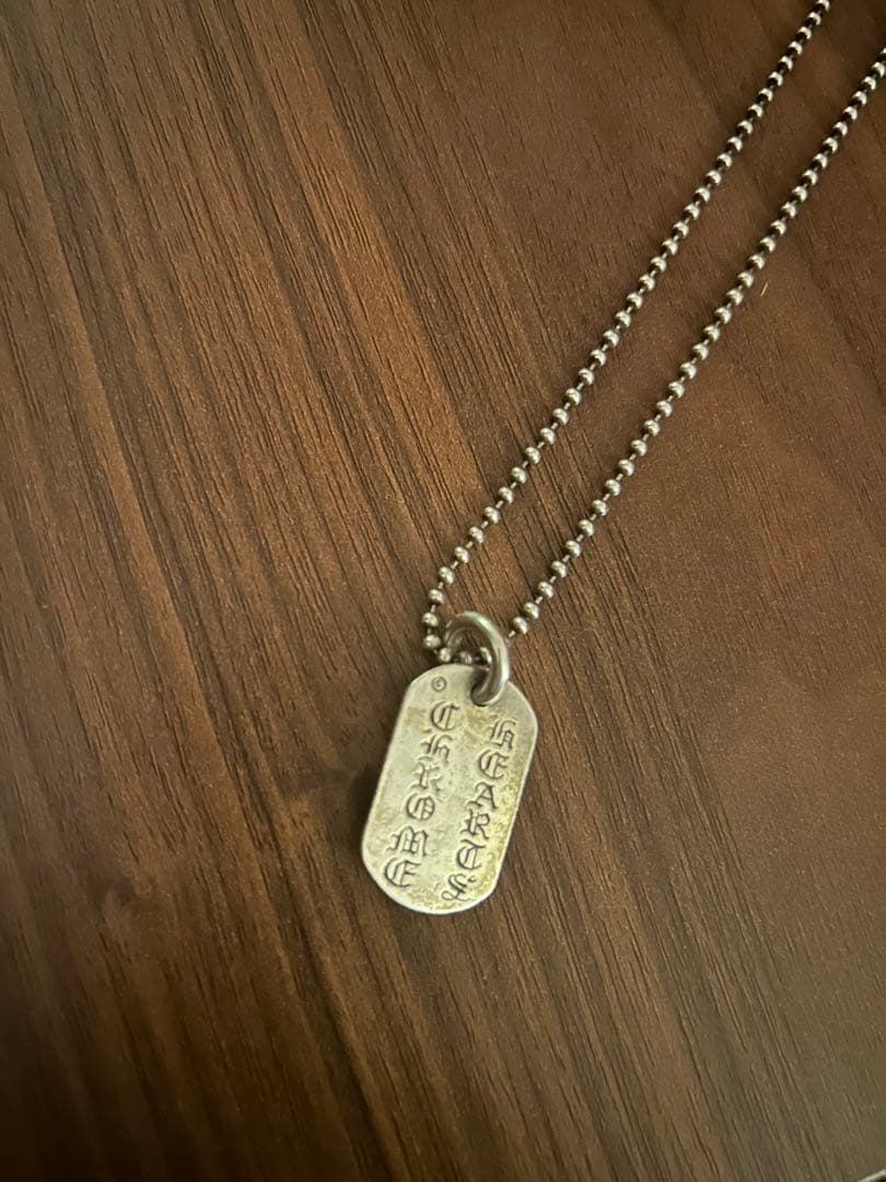 CHROME HEARTS ドッグタグレイズドスター NY ネックレス 正規品