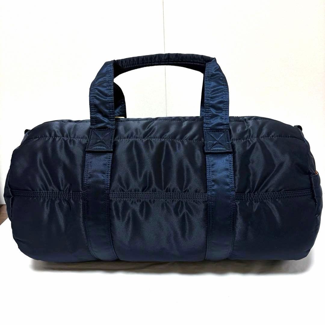未使用級✨現行タグ ポーター タンカー ボストンバッグ 2way アイアンブルー