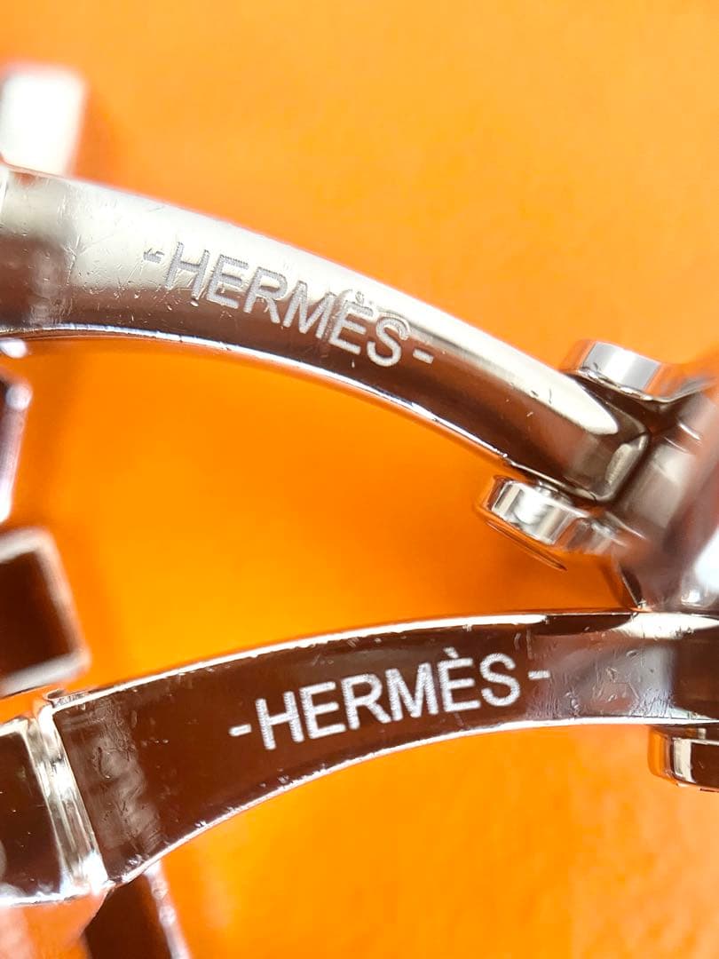 HERMES エルメス クイズ レインボー Hロゴ カフリンクス カフス ボタン