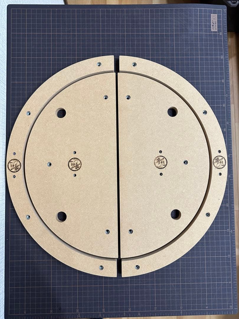 おうち太鼓：MDF：新打面仕様：リペア交換用：縁板：面板：AC互換：表面基盤一式