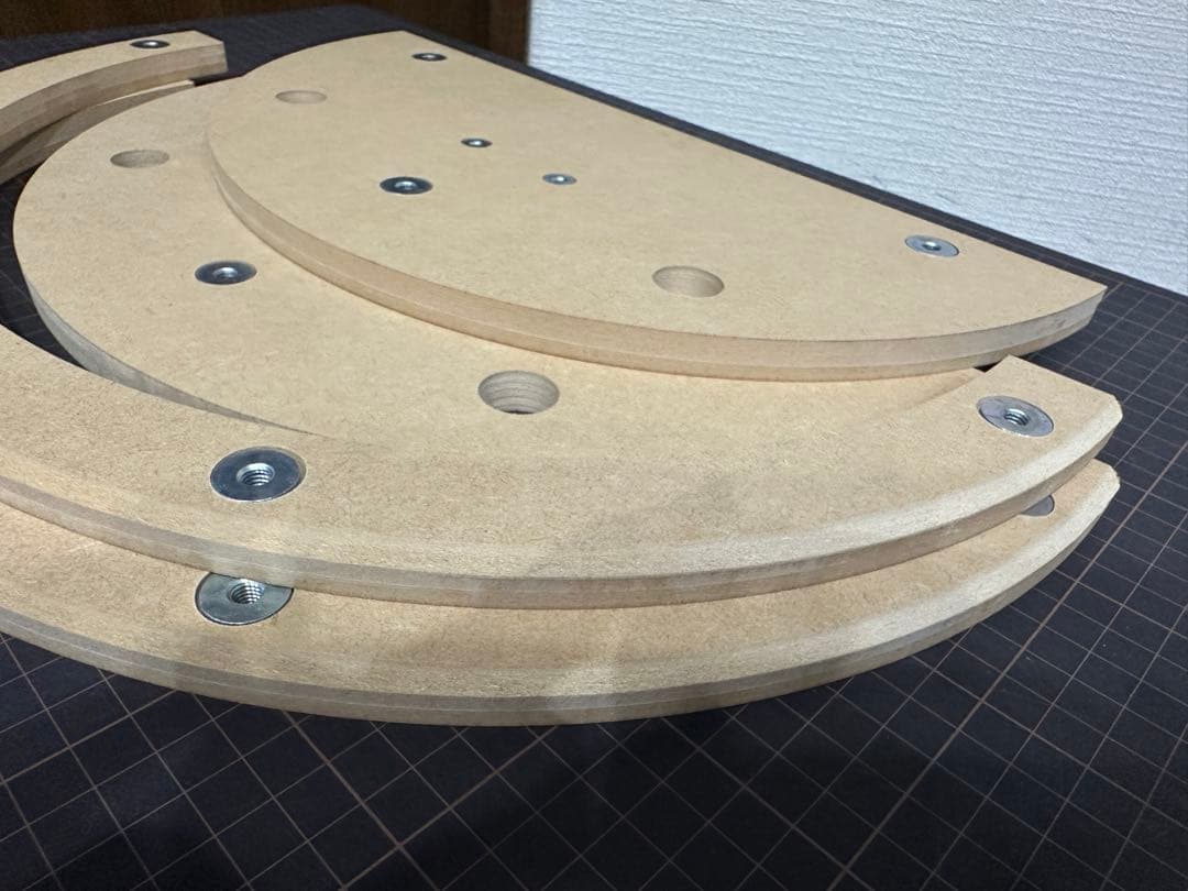 おうち太鼓：MDF：新打面仕様：リペア交換用：縁板：面板：AC互換：表面基盤一式