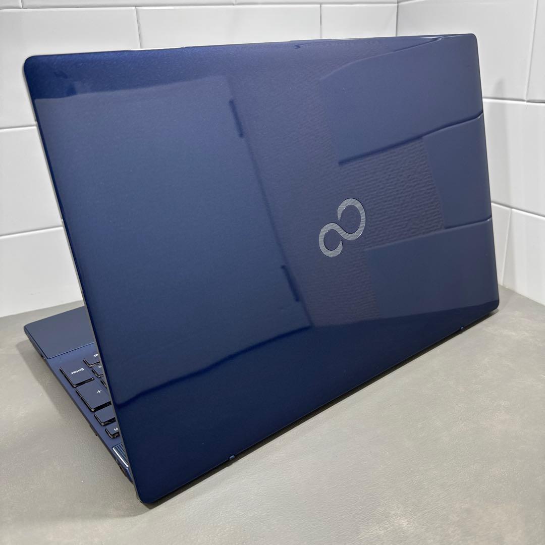 【極上】富士通メタリックブル☘8世代i7☘️メモリ16☘️SSD256+1TB