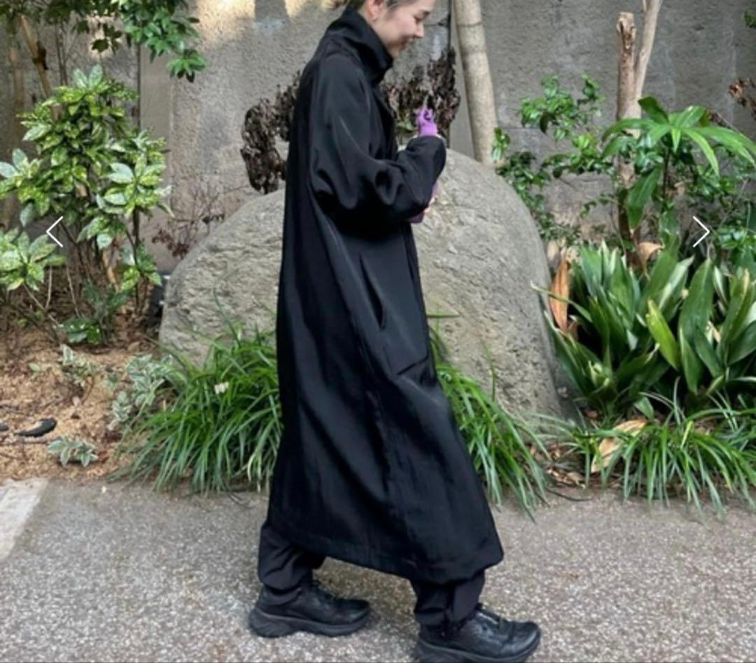enof twill long coat Mサイズ　ブラック