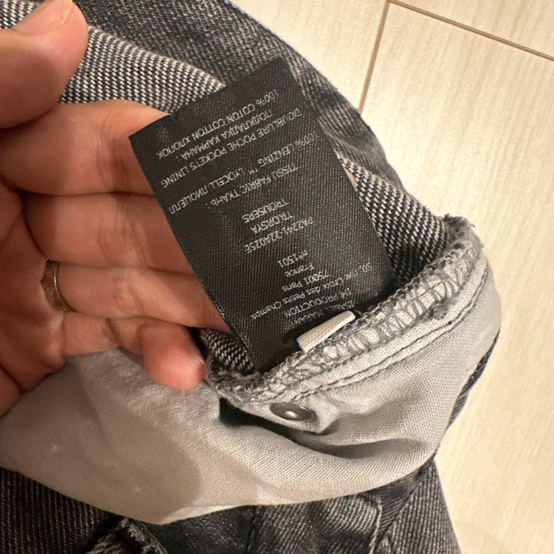 ISABEL MARANT ÉTOILE ブラックストレートデニム