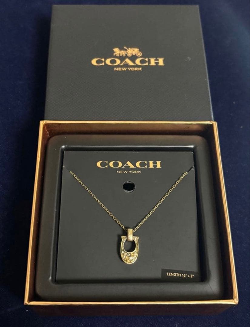 COACH ゴールド ネックレス 約16インチ　imaharuさん着用