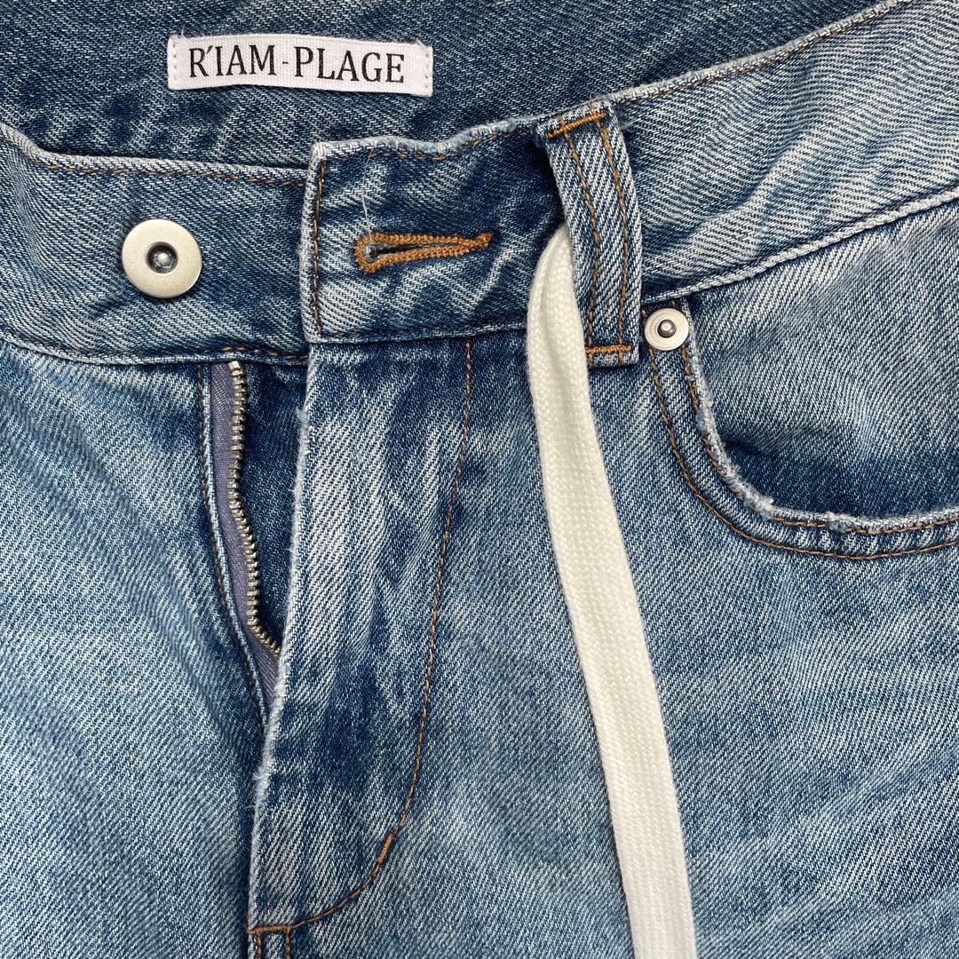 R'IAMリアム☆Plage☆SUPERLOOSEデニム☆38