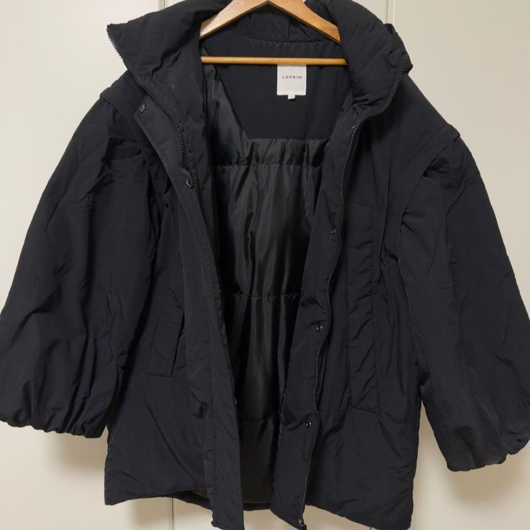 LEPSIM エアサーマルマルチWAYコート　ブラック　美品
