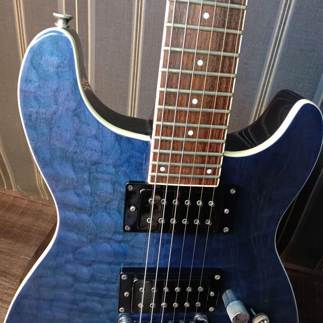 美品 FERNANDES フェルナンデス エレキギター キルトメイプル ストラト