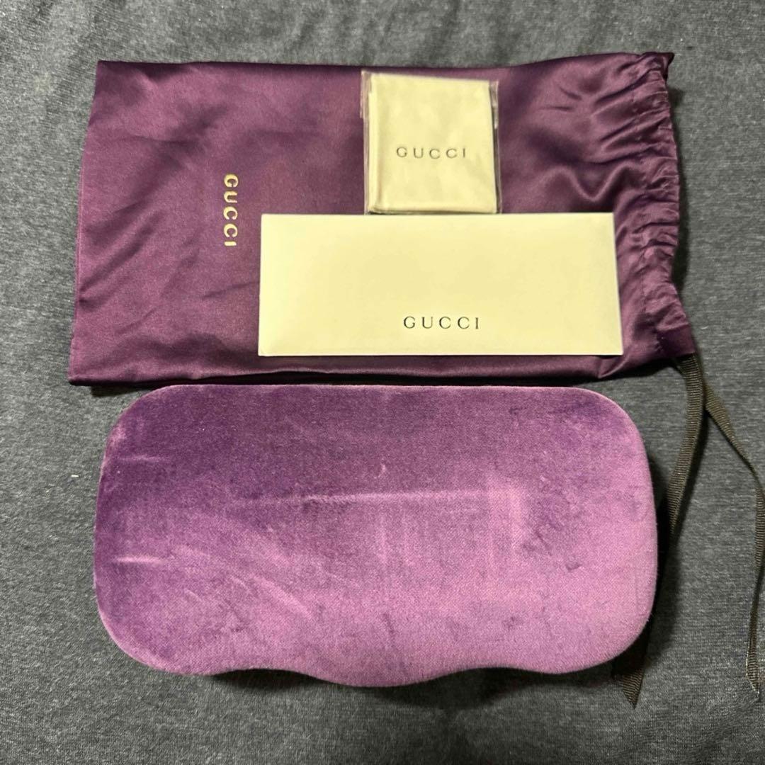 GUCCI ラウンド型サングラス ケース付き