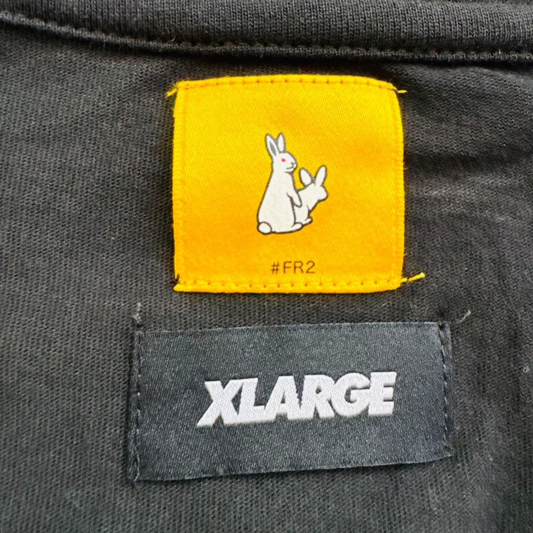 【希少】FR2×XLARGE 限定コラボ RANDOM LOGO TEE XL