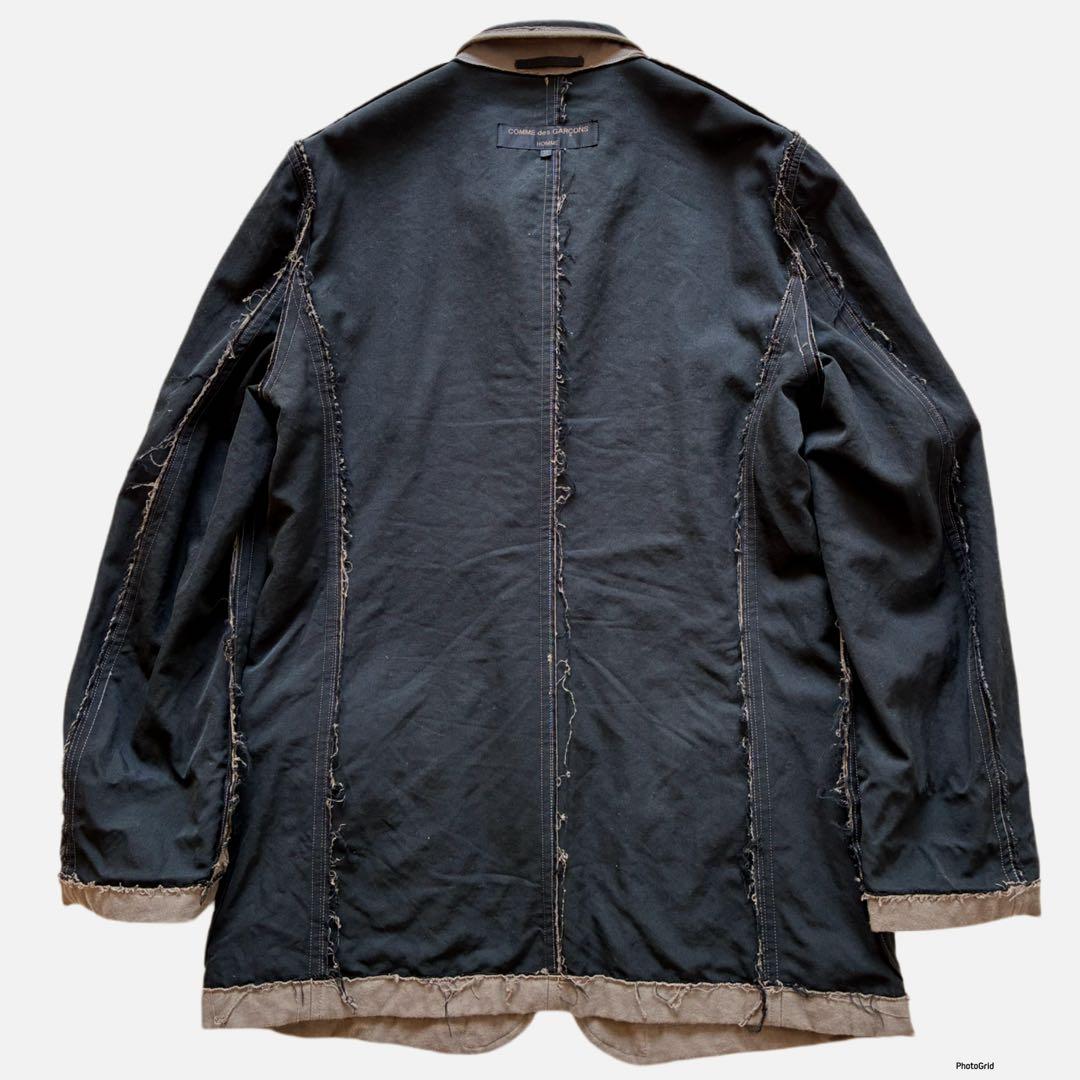 コムデギャルソンオム 02aw 田中オム インサイドアウト ジャケット シャツ