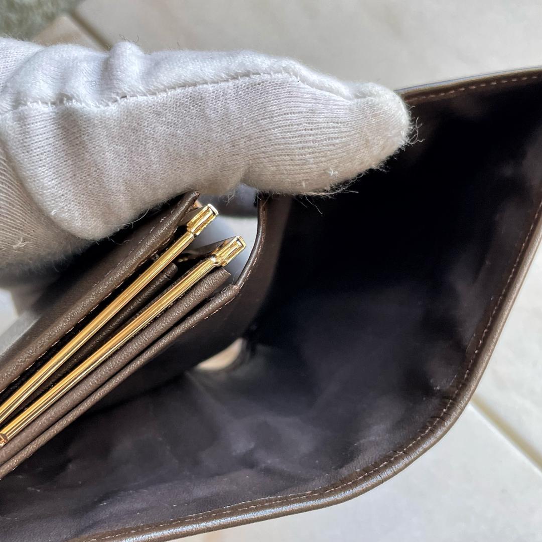 623 BURBERRY バーバリー ノバチェック がまぐち 折り財布