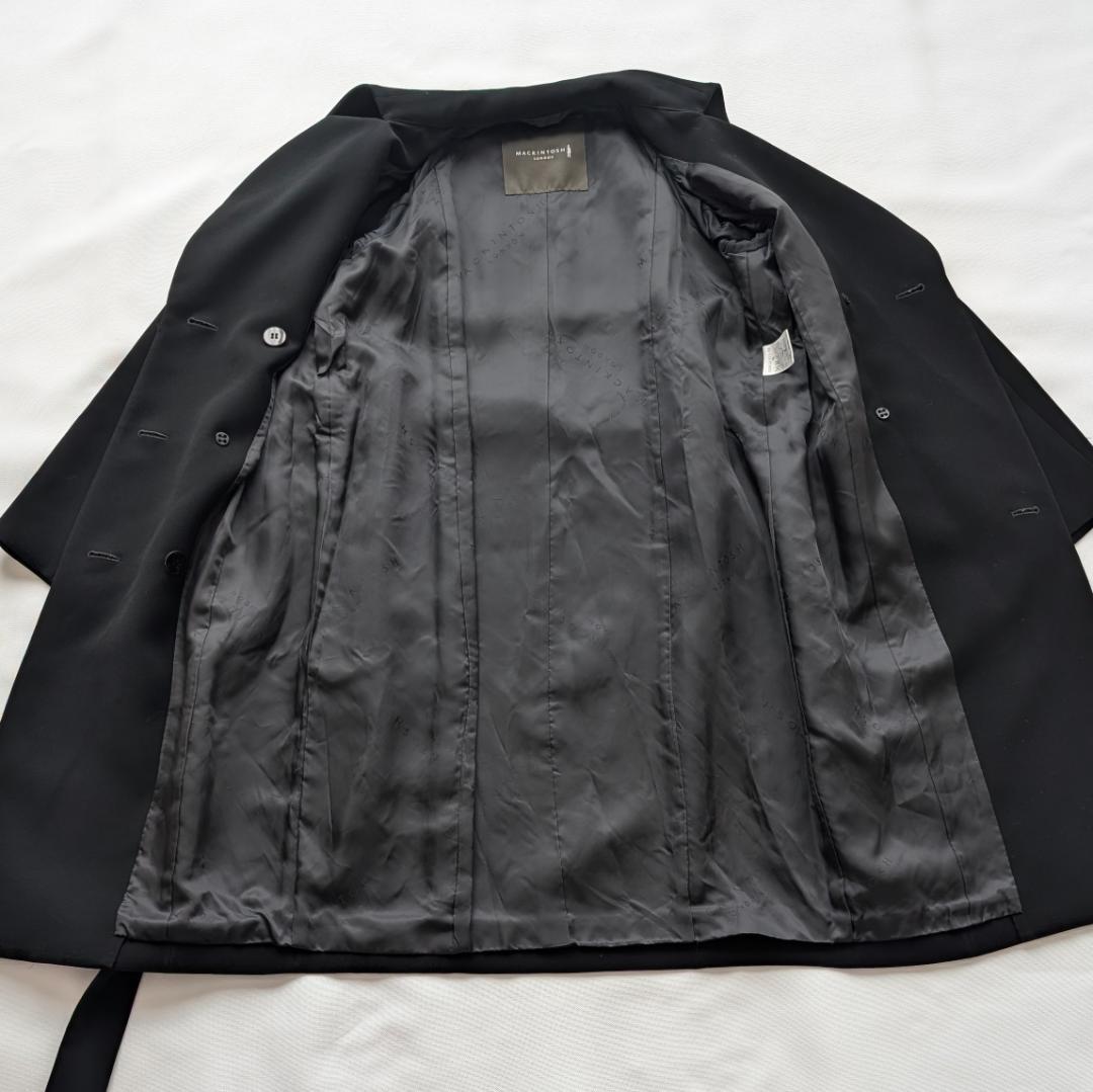 美品✨マッキントッシュロンドン トレンチコート　黒　36