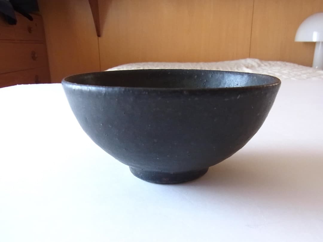 長谷川奈津 黒釉碗／鉢 飯碗 陶器 皿