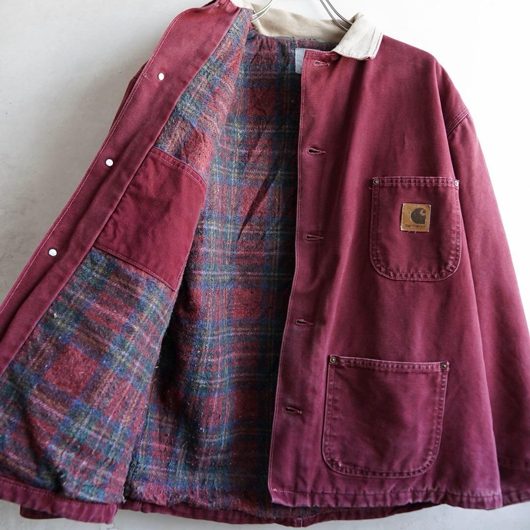 希少カラー CARHARTT 90s チョアコート USA製 L