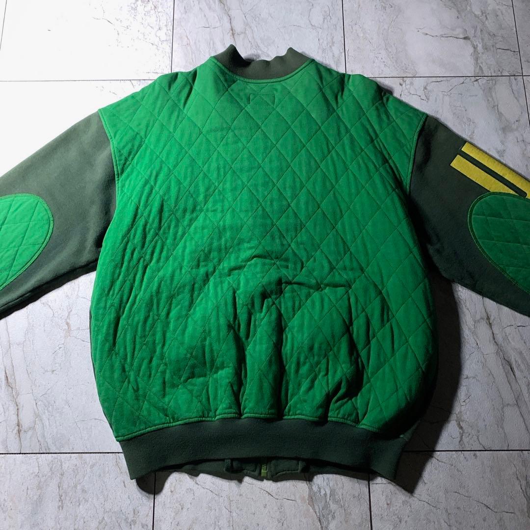 90s〜 BENETTON 短丈 スウェット キルティング ボンバージャケット