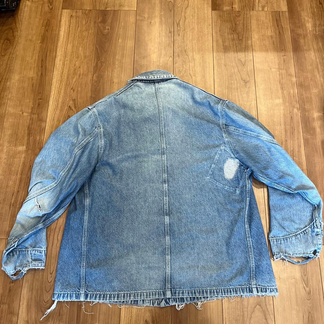 【80s 襤褸】Carhartt デニムカバーオール チョアコート