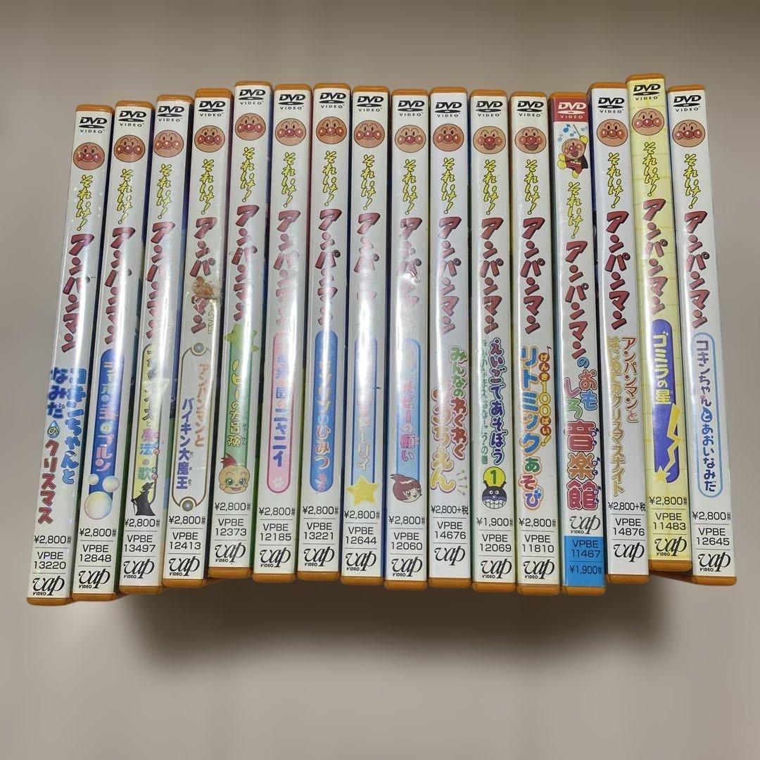 アンパンマン映画DVD 16本セット　ケース付きセル版