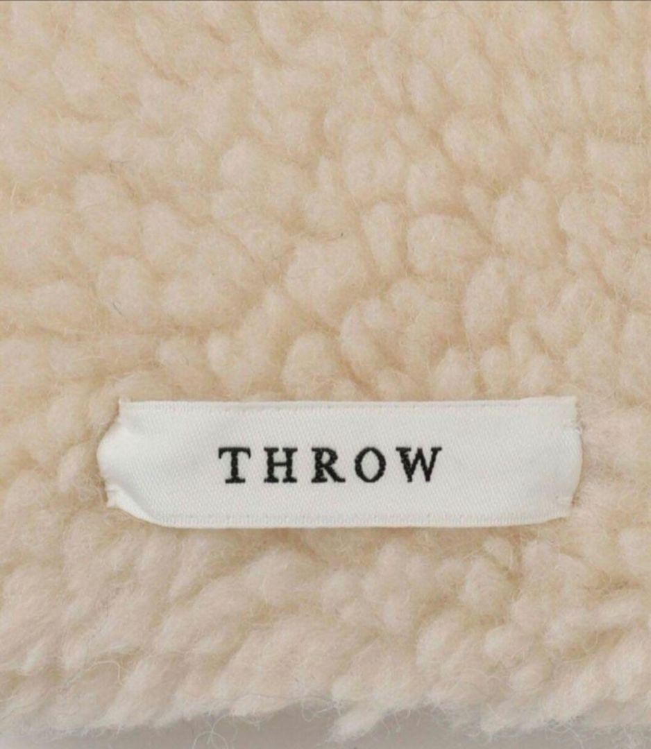 値下げ！AP STUDIO【THROW/スロー】ボアショール　ホワイト