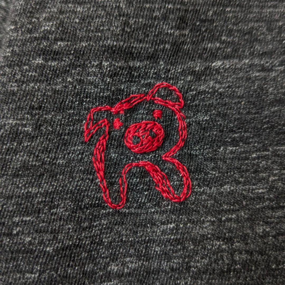 45R Rピギー刺繍Tシャツ　コットン　サイズ4 日本製　大きめ