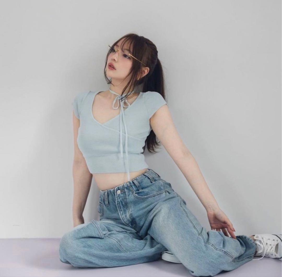 トップス andmary Luna cachecoeur tops