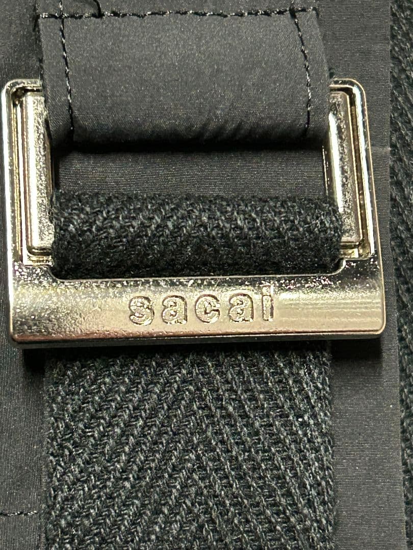 M*O様 sacai マットタフタ ベルト付き ブラック サイズ3 23SS 日