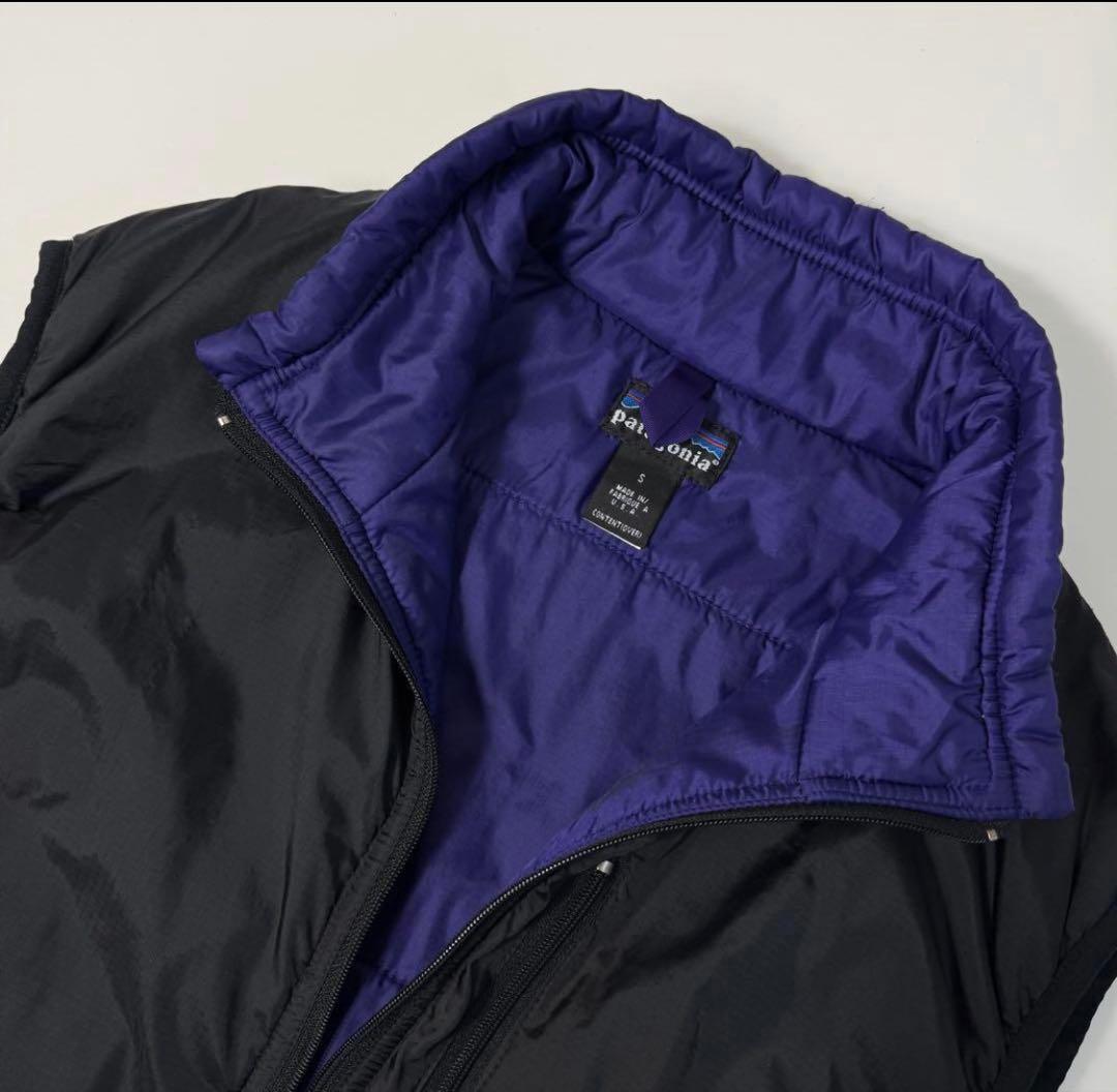 90's patagonia パタゴニア USA製 パフボールベスト ブラック