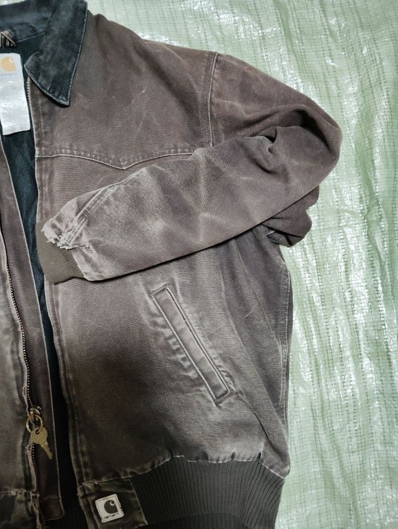 グ*ん様 6日オークション価格　Carhartt サンタフェジャケット　焦茶　2