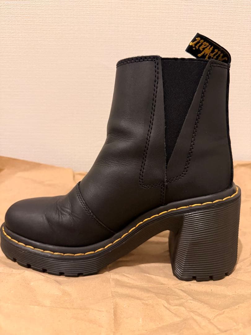 ドクターマーチン SPENCE チェルシーブーツ　チャンキーヒール UK5 黒