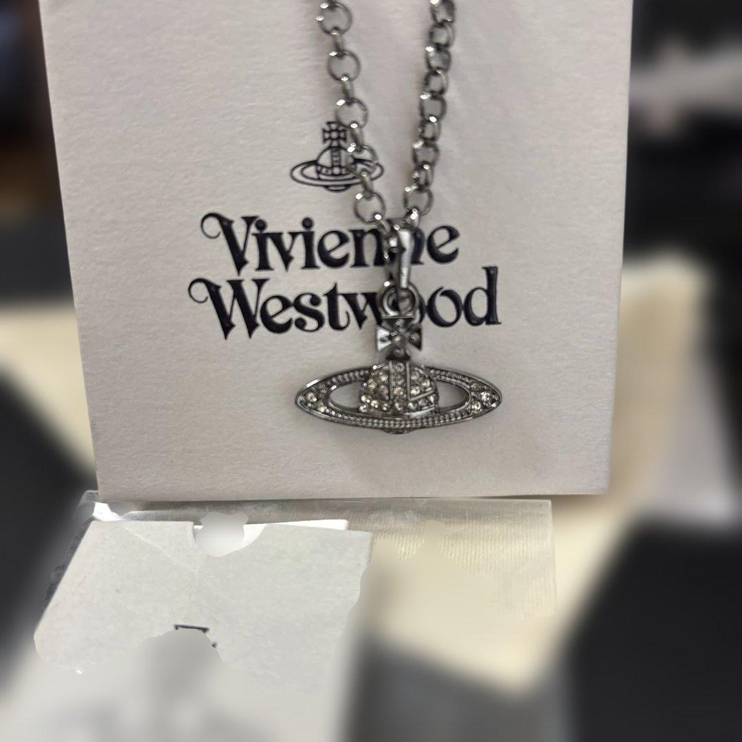 Vivienne Westwood ミニバスレリーフオーブネックレス　ブラック