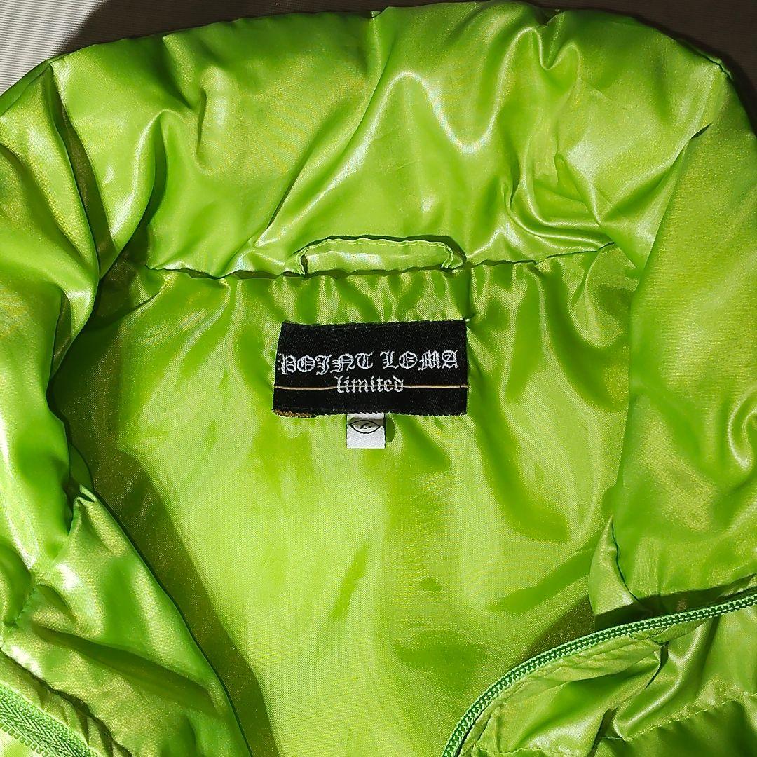 【00's】Fluorescent Green Down Vest