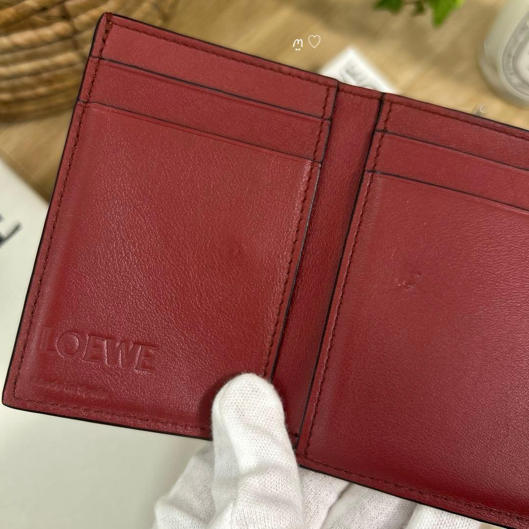 LOEWE　ロエベ　トライフォールドウォレット　三つ折り　コンパクトミニ財布