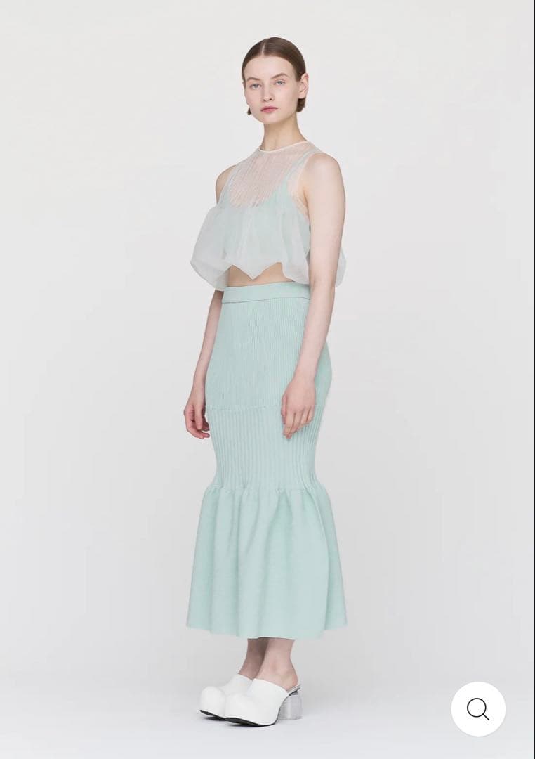 【新品タグ付き】FLUTED MERMAID SKIRT
