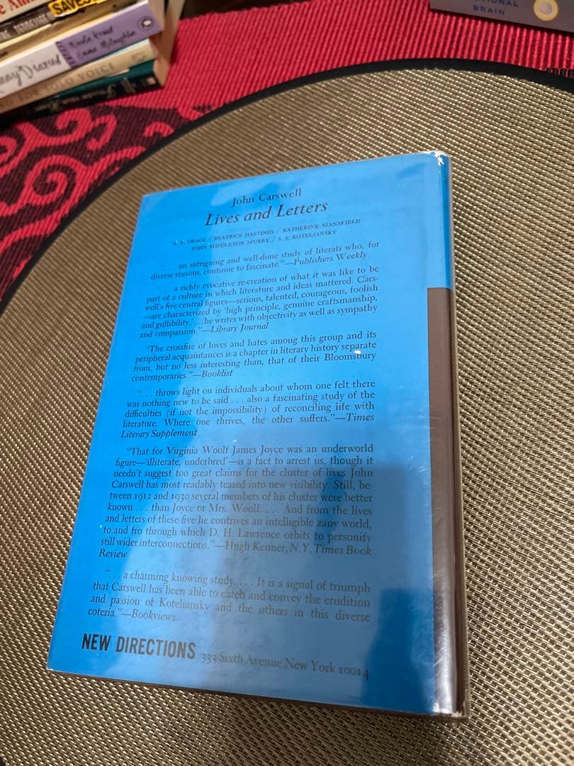 洋書 Lives and Letters by John Carswell