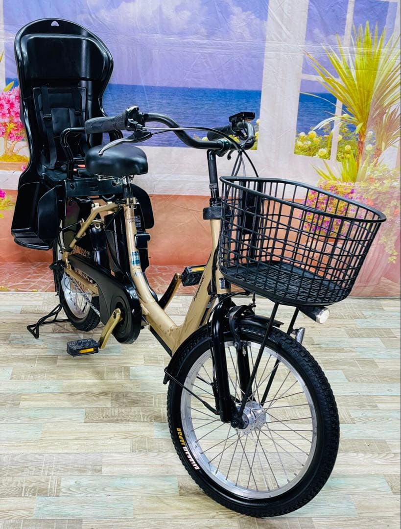 ギュットアニーズ⭐️13AH！パナソニック子供乗せ 電動アシスト自転車Y3687