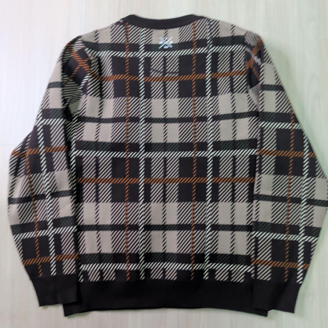 美品　IRISHMAN チェック柄 ニットセーター